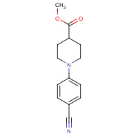 1019506-98-9 methyl 1-(4-cyanophenyl)piperidine-4-carboxylate chemical structure