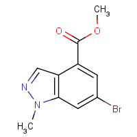 1245465-67-1 methyl 6-bromo-1-methylindazole-4-carboxylate chemical structure