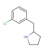 383127-29-5 2-[(3-chlorophenyl)methyl]pyrrolidine chemical structure