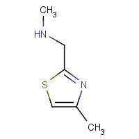 644950-37-8 N-methyl-1-(4-methyl-1,3-thiazol-2-yl)methanamine chemical structure