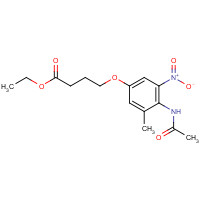 808743-25-1 ethyl 4-(4-acetamido-3-methyl-5-nitrophenoxy)butanoate chemical structure