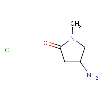 1228838-07-0 4-amino-1-methylpyrrolidin-2-one;hydrochloride chemical structure
