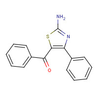 17279-56-0 (2-amino-4-phenyl-1,3-thiazol-5-yl)-phenylmethanone chemical structure
