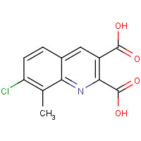 948290-40-2 7-chloro-8-methylquinoline-2,3-dicarboxylic acid chemical structure