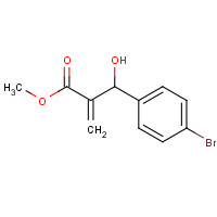 251320-24-8 methyl 2-[(4-bromophenyl)-hydroxymethyl]prop-2-enoate chemical structure