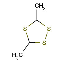 23654-92-4 3,5-dimethyl-1,2,4-trithiolane chemical structure