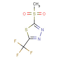 27603-25-4 2-methylsulfonyl-5-(trifluoromethyl)-1,3,4-thiadiazole chemical structure