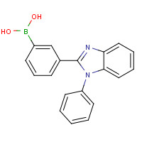1214723-26-8 [3-(1-phenylbenzimidazol-2-yl)phenyl]boronic acid chemical structure