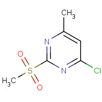 55329-22-1 4-chloro-6-methyl-2-methylsulfonylpyrimidine chemical structure