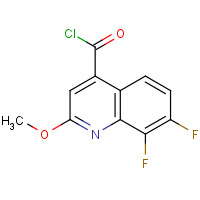 1125702-48-8 7,8-difluoro-2-methoxyquinoline-4-carbonyl chloride chemical structure
