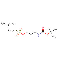 80909-96-2 3-[(2-methylpropan-2-yl)oxycarbonylamino]propyl 4-methylbenzenesulfonate chemical structure