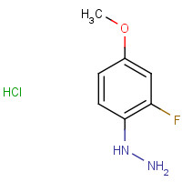 940298-93-1 (2-fluoro-4-methoxyphenyl)hydrazine;hydrochloride chemical structure