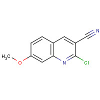 128259-63-2 2-chloro-7-methoxyquinoline-3-carbonitrile chemical structure