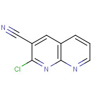 60467-75-6 2-chloro-1,8-naphthyridine-3-carbonitrile chemical structure