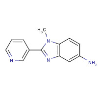 894600-81-8 1-methyl-2-pyridin-3-ylbenzimidazol-5-amine chemical structure