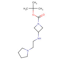 919835-82-8 tert-butyl 3-(2-pyrrolidin-1-ylethylamino)azetidine-1-carboxylate chemical structure