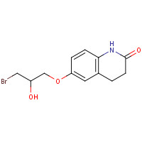 1429214-44-7 6-(3-bromo-2-hydroxypropoxy)-3,4-dihydro-1H-quinolin-2-one chemical structure