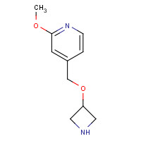 1400765-05-0 4-(azetidin-3-yloxymethyl)-2-methoxypyridine chemical structure