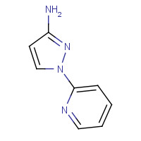87949-16-4 1-pyridin-2-ylpyrazol-3-amine chemical structure