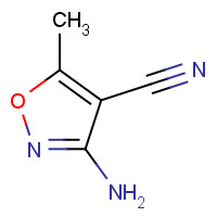 41808-52-0 3-amino-5-methyl-1,2-oxazole-4-carbonitrile chemical structure