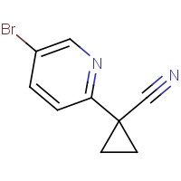 827628-15-9 1-(5-bromopyridin-2-yl)cyclopropane-1-carbonitrile chemical structure