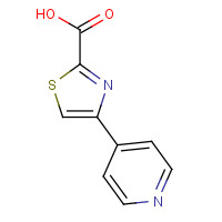 59020-47-2 4-pyridin-4-yl-1,3-thiazole-2-carboxylic acid chemical structure
