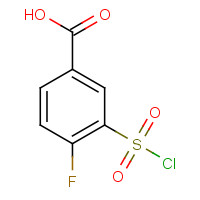 2267-40-5 3-chlorosulfonyl-4-fluorobenzoic acid chemical structure