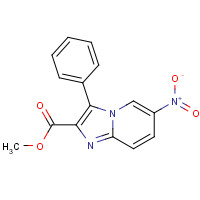 885276-47-1 methyl 6-nitro-3-phenylimidazo[1,2-a]pyridine-2-carboxylate chemical structure