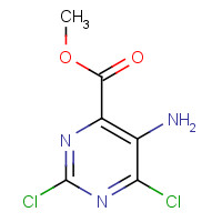 502184-51-2 methyl 5-amino-2,6-dichloropyrimidine-4-carboxylate chemical structure