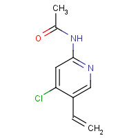 1454913-82-6 N-(4-chloro-5-ethenylpyridin-2-yl)acetamide chemical structure