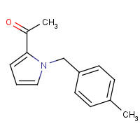 251924-63-7 1-[1-[(4-methylphenyl)methyl]pyrrol-2-yl]ethanone chemical structure