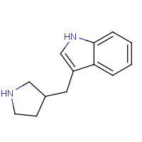 1228601-27-1 3-(pyrrolidin-3-ylmethyl)-1H-indole chemical structure
