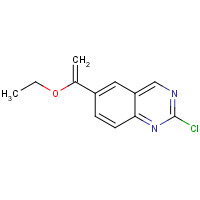 1430105-22-8 2-chloro-6-(1-ethoxyethenyl)quinazoline chemical structure