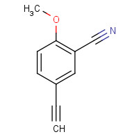 1062617-60-0 5-ethynyl-2-methoxybenzonitrile chemical structure