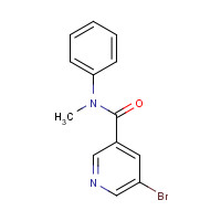 342013-92-7 5-bromo-N-methyl-N-phenylpyridine-3-carboxamide chemical structure