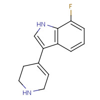 200714-22-3 7-fluoro-3-(1,2,3,6-tetrahydropyridin-4-yl)-1H-indole chemical structure
