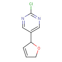 1314391-75-7 2-chloro-5-(2,5-dihydrofuran-2-yl)pyrimidine chemical structure