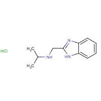 1224165-16-5 N-(1H-benzimidazol-2-ylmethyl)propan-2-amine;hydrochloride chemical structure