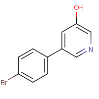 1215192-16-7 5-(4-bromophenyl)pyridin-3-ol chemical structure