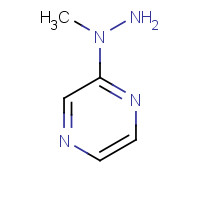 76319-95-4 1-methyl-1-pyrazin-2-ylhydrazine chemical structure