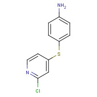 1316820-31-1 4-(2-chloropyridin-4-yl)sulfanylaniline chemical structure