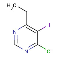 141602-29-1 4-chloro-6-ethyl-5-iodopyrimidine chemical structure