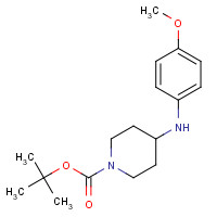 306934-84-9 tert-butyl 4-(4-methoxyanilino)piperidine-1-carboxylate chemical structure