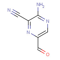 64440-74-0 3-amino-6-formylpyrazine-2-carbonitrile chemical structure