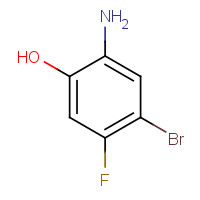 1016234-89-1 2-amino-4-bromo-5-fluorophenol chemical structure