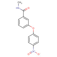 71708-64-0 N-methyl-3-(4-nitrophenoxy)benzamide chemical structure