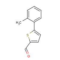 886509-95-1 5-(2-methylphenyl)thiophene-2-carbaldehyde chemical structure
