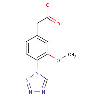 1374573-68-8 2-[3-methoxy-4-(tetrazol-1-yl)phenyl]acetic acid chemical structure