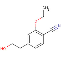 1374358-26-5 2-ethoxy-4-(2-hydroxyethyl)benzonitrile chemical structure