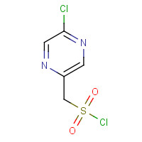 1196145-84-2 (5-chloropyrazin-2-yl)methanesulfonyl chloride chemical structure
